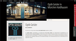 Desktop Screenshot of optik-geisler.de