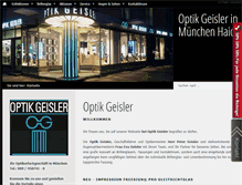 Tablet Screenshot of optik-geisler.de